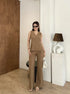 V-Neck Sleeveless Vest With Trousers sets